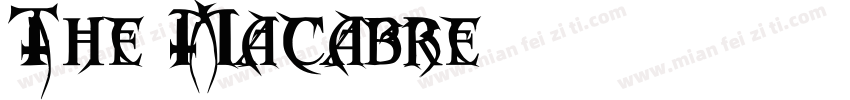 The Macabre字体转换
